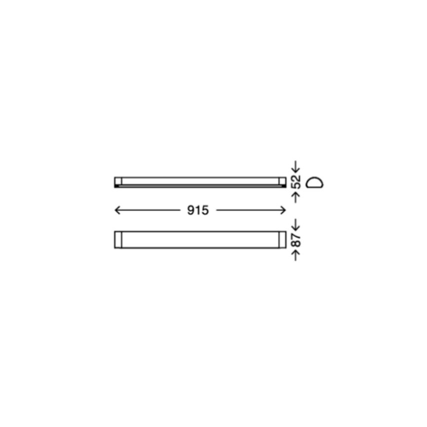Briloner 2070-218 - LED Koupelnové osvětlení zrcadla BATH LED/15W/230V IP44