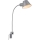Briloner 2079-014 - Nástěnná flexibilní lampa 1xE27/10W/230V stříbrná