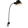 Briloner 2079-015 - Nástěnná flexibilní lampa 1xE27/10W/230V černá