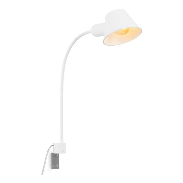 Briloner 2079-016 - Nástěnná flexibilní lampa 1xE27/10W/230V bílá