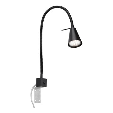 Briloner 2080-015 - LED Nástěnná lampa COMFORT LIGHT 1xGU10/5W/230V černá