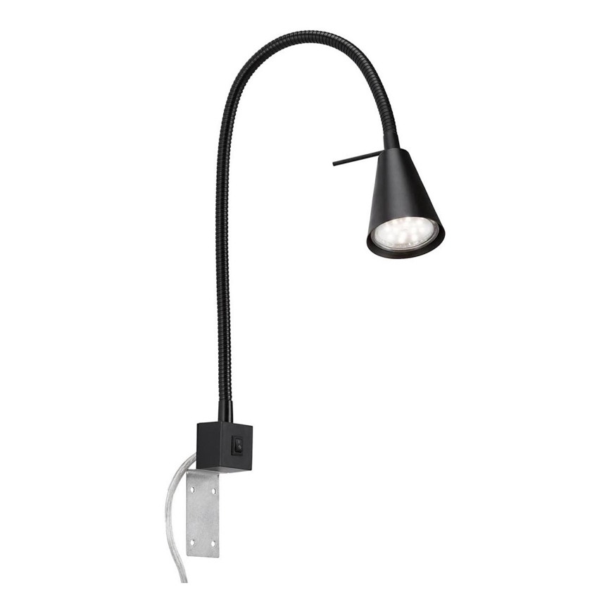 Briloner 2080-015 - LED Nástěnná lampa COMFORT LIGHT 1xGU10/5W/230V černá