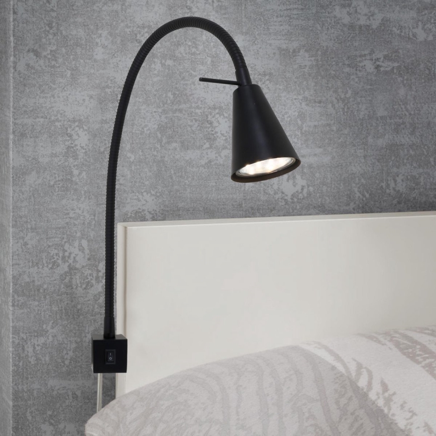 Briloner 2080-015 - LED Nástěnná lampa COMFORT LIGHT 1xGU10/5W/230V černá