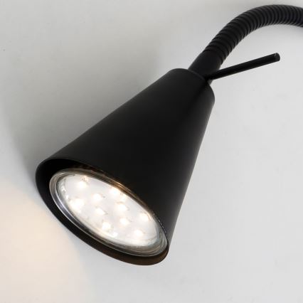 Briloner 2082-015 - LED Nástěnná lampa COMFORT LIGHT 1xGU10/5W/230V černá