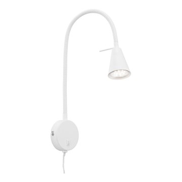 Briloner 2082-016 - LED Flexibilní nástěnná lampa COMFORT LIGHT 1xGU10/5W/230V bílá