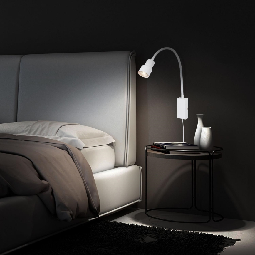 Briloner 2085-016 - LED Dotyková nástěnná lampa TUSI 1xGU10/5W/230V bílá