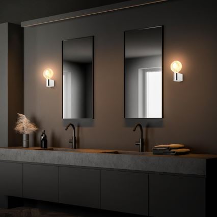 Briloner 2182-018 - Koupelnové nástěnné svítidlo DONGA 1xE27/10W/230V IP44 lesklý chrom