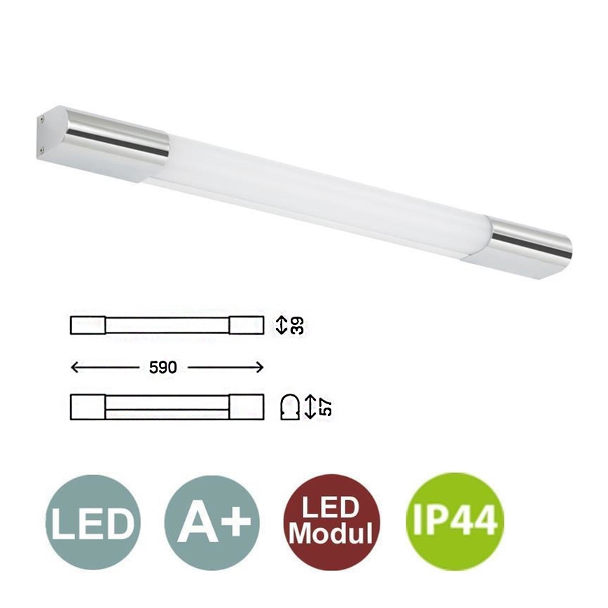 Briloner 2208-218 - LED Koupelnové nástěnné svítidlo SURF 1xLED/10W/230V IP44