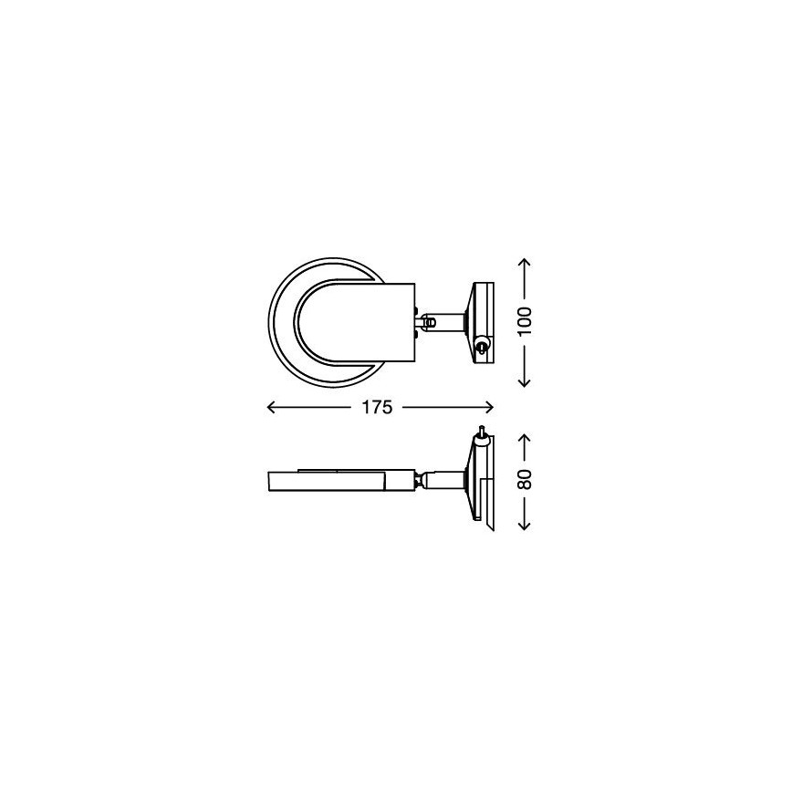 Briloner 2297-018 - LED Osvětlení zrcadla SURF 1xLED/4,5W/230V