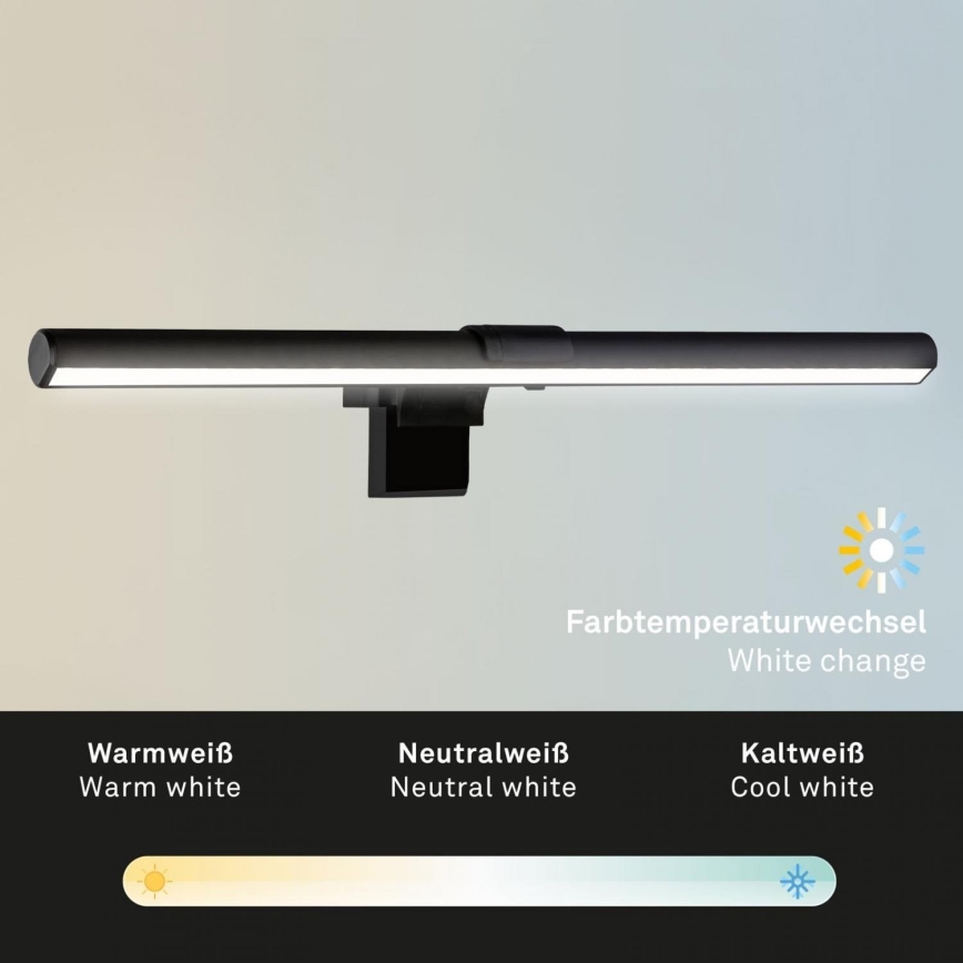 Briloner 2303-015 - LED Stmívatelné osvětlení monitoru LED/3,5W/230V 2700/4000/6500K