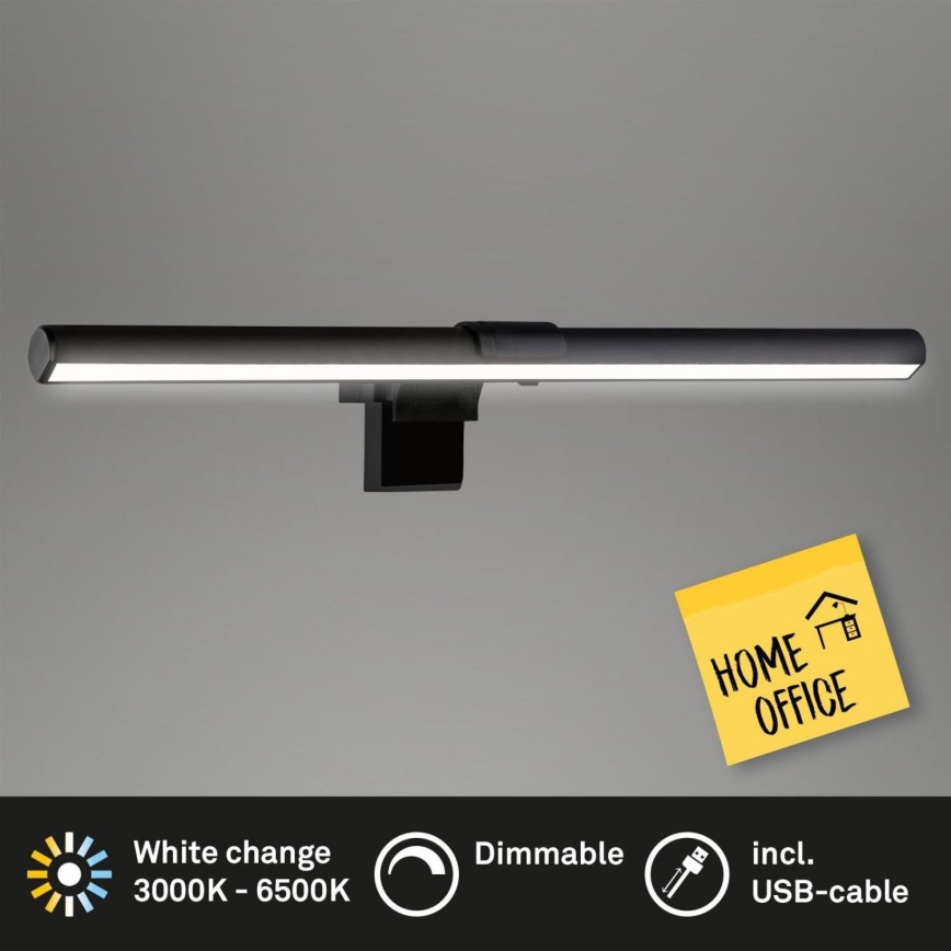 Briloner 2303-015 - LED Stmívatelné osvětlení monitoru LED/3,5W/230V 2700/4000/6500K