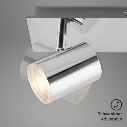 Briloner 2731-028 - Koupelnové bodové svítidlo BANYO 2xGU10/5W/230V IP44 lesklý chrom