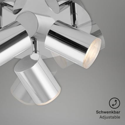 Briloner 2731-038 - Bodové svítidlo CUP 3xGU10/5W/230V lesklý chrom