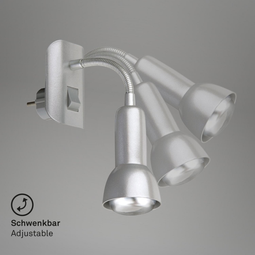 Briloner 2739-014P - Svítidlo do zásuvky 1xE14/25W/230V