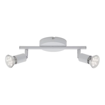 Briloner 2767-026 - LED Bodové svítidlo 2xGU10/6W/230V bílá