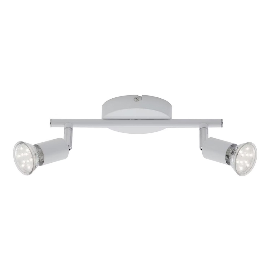 Briloner 2767-026 - LED Bodové svítidlo 2xGU10/6W/230V bílá