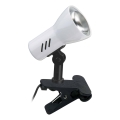 Briloner 2794/016P - Lampa s klipem 1xE14/40W/230V černá/bílá