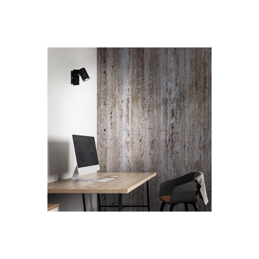 Briloner 2857-015 - Nástěnné bodové svítidlo SPOT 1xGU10/40W/230V černá