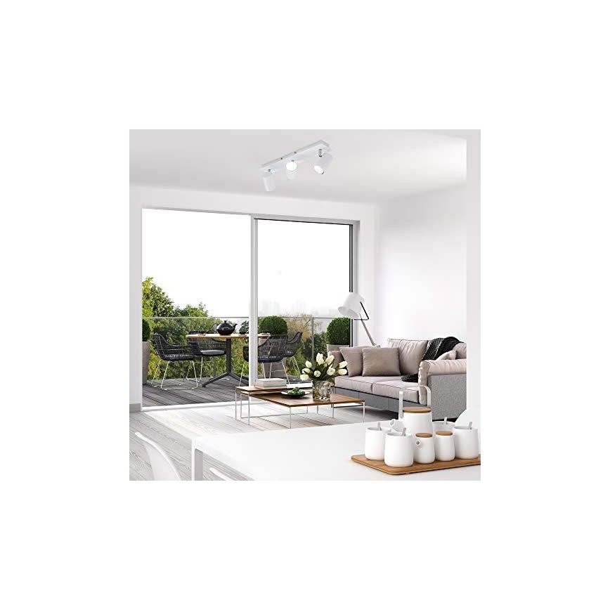 Briloner 2857-036 - Bodové svítidlo SPOT 3xGU10/40W/230V bílá