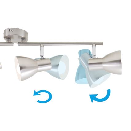Briloner 2860-042 - Bodové svítidlo 4xE14/25W/230V
