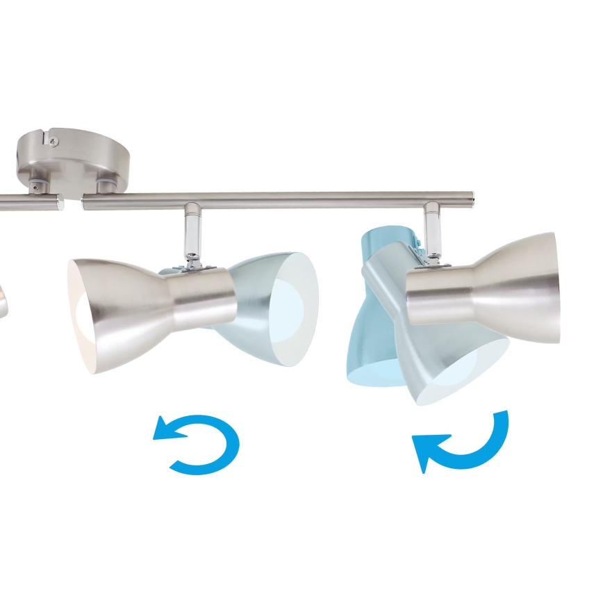 Briloner 2860-042 - Bodové svítidlo 4xE14/25W/230V