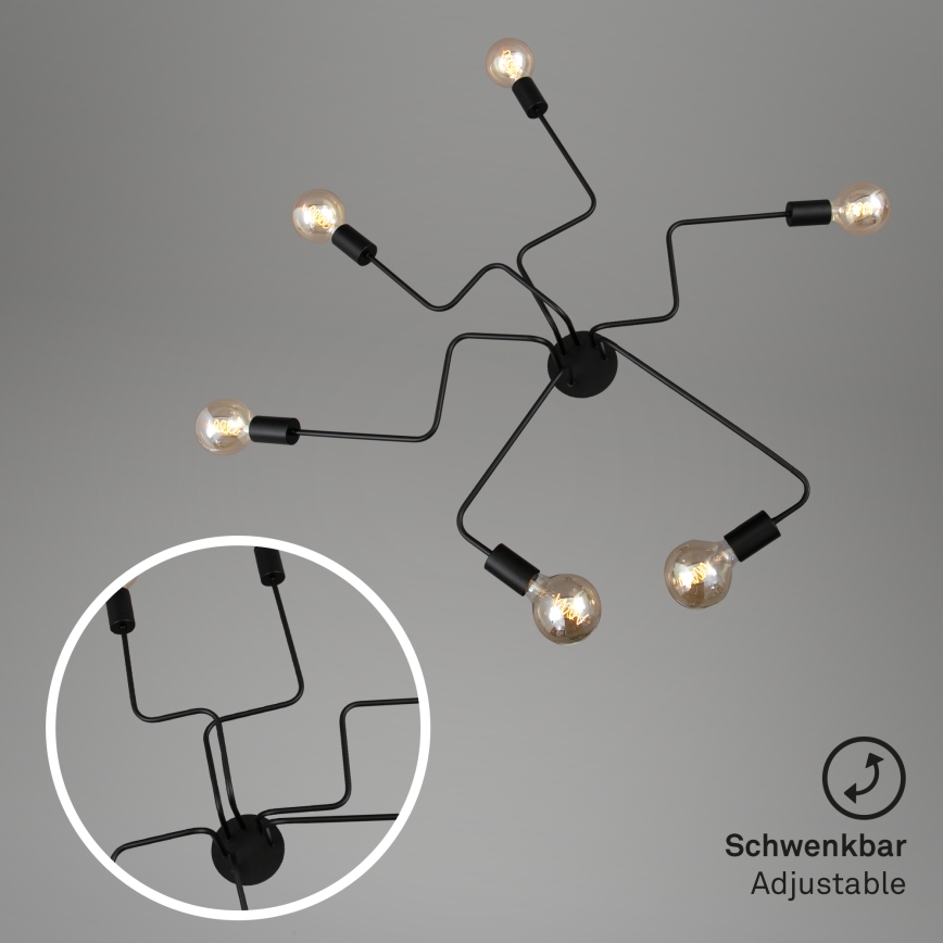 Briloner 2887-065 - Přisazený lustr FARETTO 6xE27/60W/230V