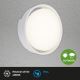 Briloner 3019-016 - LED Venkovní nástěnné svítidlo GENUA LED/18W/230V IP44 bílá