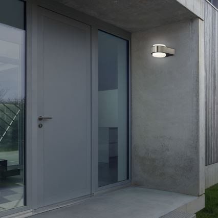 Briloner 3035-012- LED Venkovní nástěnné svítidlo HANAU LED/6,5W/230V IP44 matný chrom