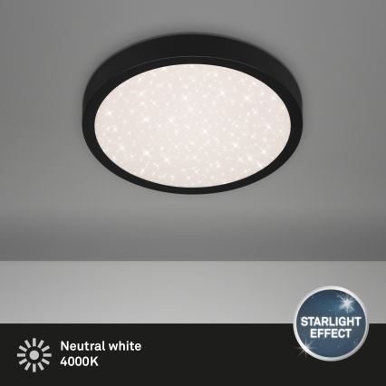 Briloner 3048-015 - LED Stropní svítidlo RUNA LED/18W/230V černá