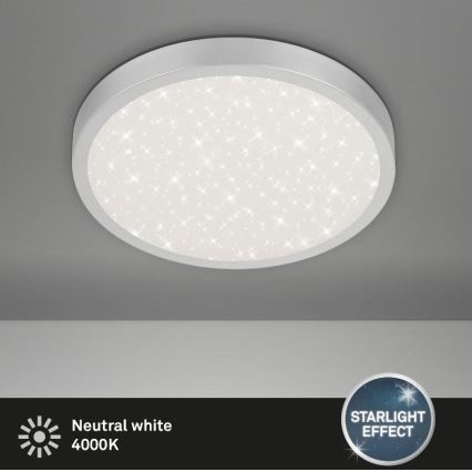 Briloner 3071-014 - LED Stropní svítidlo RUNA LED/24W/230V stříbrná