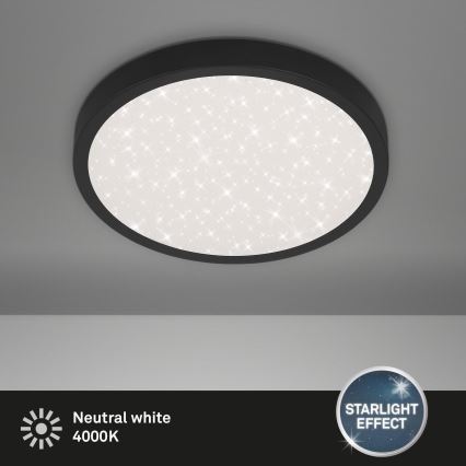Briloner 3071-015 - LED Stropní svítidlo RUNA LED/24W/230V černá