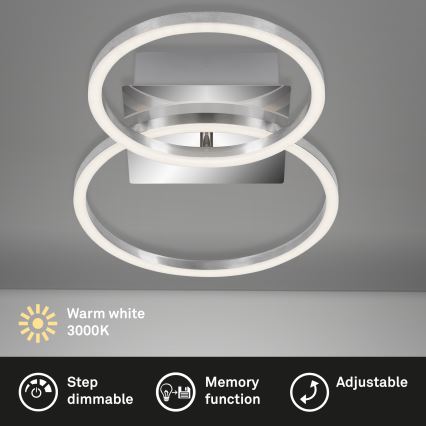 Briloner 3110-018 - LED Stmívatelné stropní svítidlo FRAMES LED/16W/230V