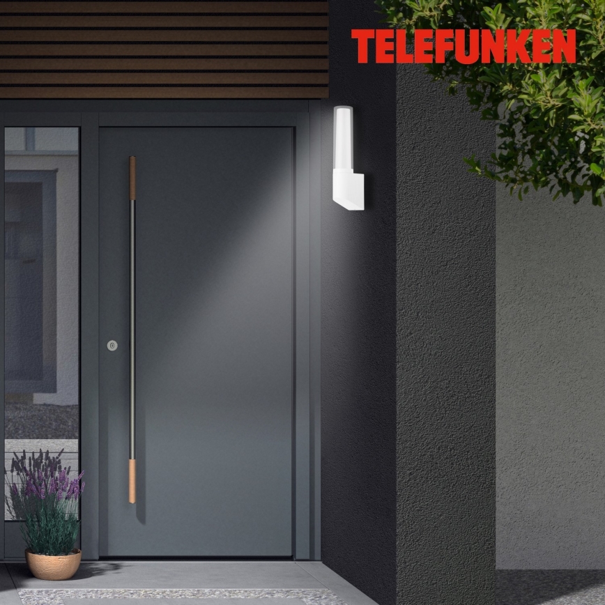 Briloner 311306TF - LED Venkovní nástěnné svítidlo LED/8W/230V 4000K IP44 bílá