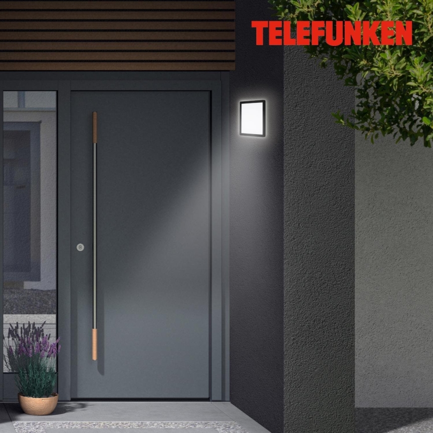 Briloner 313505TF - LED Venkovní nástěnné svítidlo LED/15W/230V IP44 4000K černá