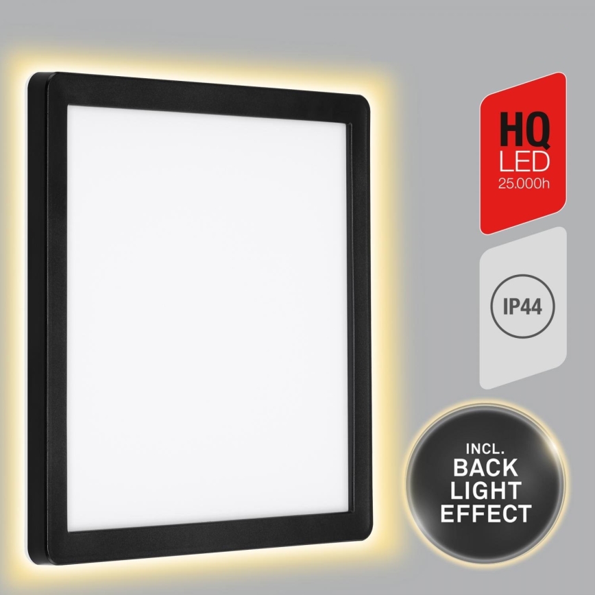 Briloner 313505TF - LED Venkovní nástěnné svítidlo LED/15W/230V IP44 4000K černá
