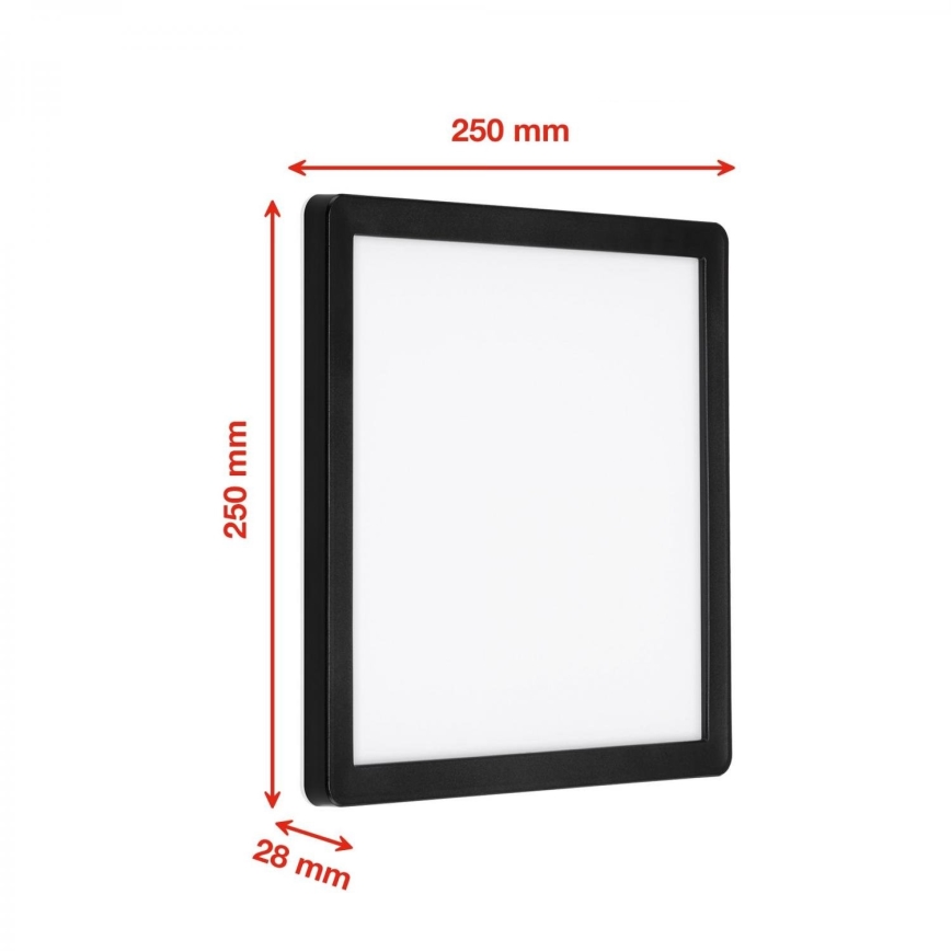 Briloner 313505TF - LED Venkovní nástěnné svítidlo LED/15W/230V IP44 4000K černá