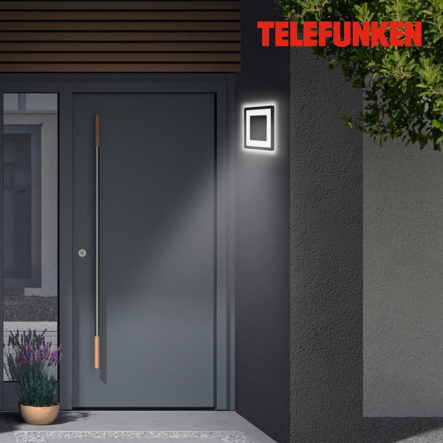 Briloner 315905TF - LED Venkovní nástěnné svítidlo LED/15W/230V IP44 4000K černá