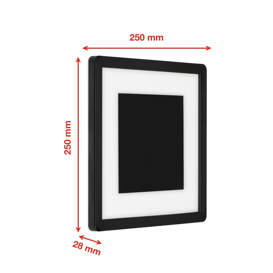 Briloner 315905TF - LED Venkovní nástěnné svítidlo LED/15W/230V IP44 4000K černá
