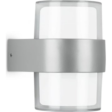 Briloner 320404TF - LED Venkovní nástěnné svítidlo 2xLED/8W/230V IP44 matný chrom