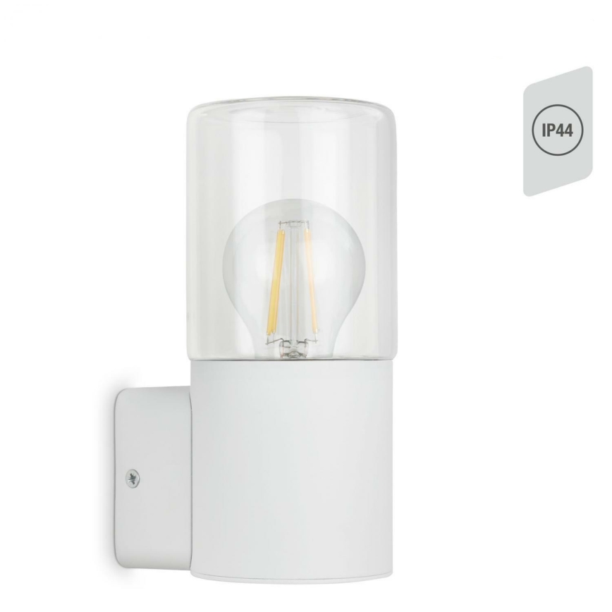 Briloner 320506TF - Venkovní nástěnné svítidlo 1xE27/12W/230V IP44 bílá