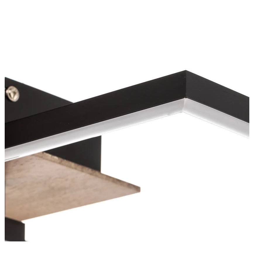 Briloner 3210-014 - LED Stmívatelné stropní svítidlo FRAME 2xLED/11W/230V hnědá