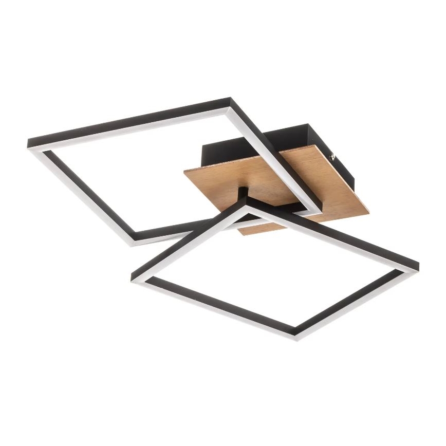 Briloner 3210-014 - LED Stmívatelné stropní svítidlo FRAME 2xLED/11W/230V hnědá