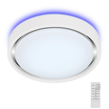 Briloner 3227-016 - LED RGB Stmívatelné svítidlo se senzorem TALENA LED/24W/230V bílá + dálkové ovládání