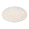 Briloner 3373-016 - LED Stmívatelné stropní svítidlo STARRY LED/15W/230V 3000-6500K pr. 28 cm bílá + dálkové ovládání
