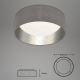 Briloner 3482014 - LED Stropní svítidlo MAILA STARRY LED/12W/230V šedá/stříbrná