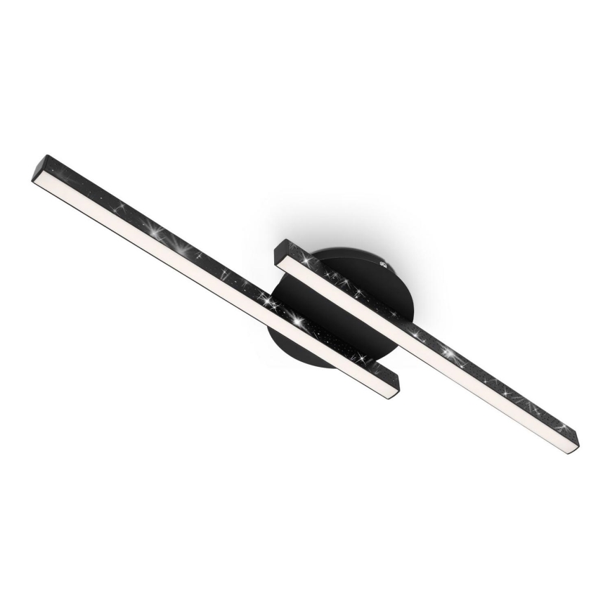 Briloner 3517-025 - LED Přisazený lustr REY 2xLED/6W/230V černá