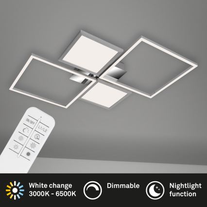 Briloner 3530-018 - LED Stmívatelný přisazený lustr FRAME LED/40W/230V 3000-6500K + dálkové ovládání