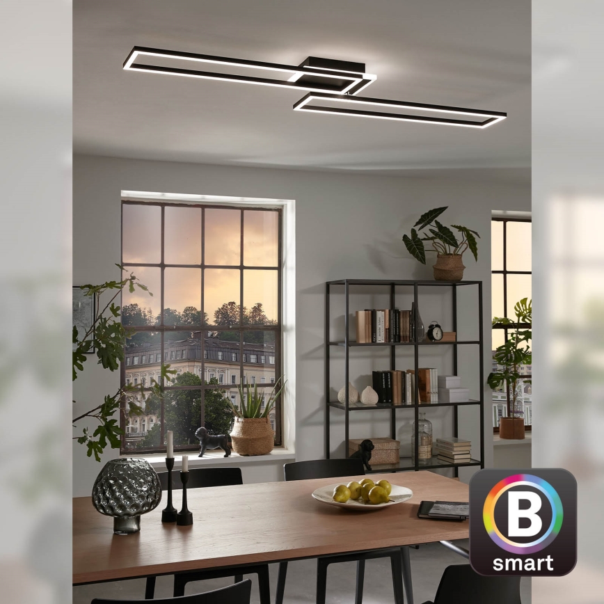 Briloner 3538-015 - LED Stmívatelný lustr FRAME 2xLED/20W/230V 2700-6500K Wi-Fi Tuya + dálkové ovládání