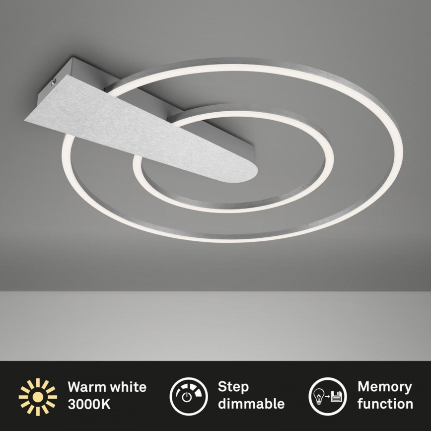 Briloner 3543-018 - LED Stmívatelné stropní svítidlo NICO LED/25W/230V matný chrom