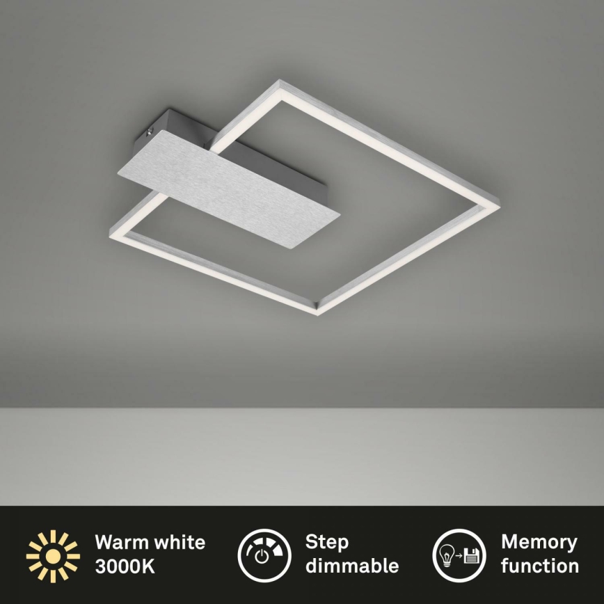 Briloner 3544-018 - LED Stmívatelné stropní svítidlo NICO LED/12W/230V matný chrom